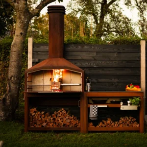 Braai prêt à poser 80 cm — Corten