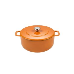 Cocotte Dutch Ovent orange 24 cm - Marque Combekk modèle 190124BL Braaimaster