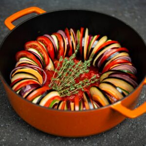 Alternative view of Cocotte Dutch Ovent orange 24 cm - Marque Combekk modèle 190124BL Braaimaster