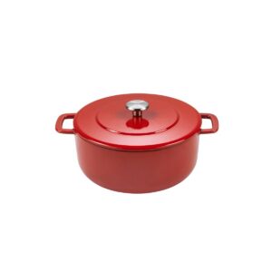 Cocotte Dutch Ovent rouge 24 cm - Marque Combekk modèle 190124BL Braaimaster