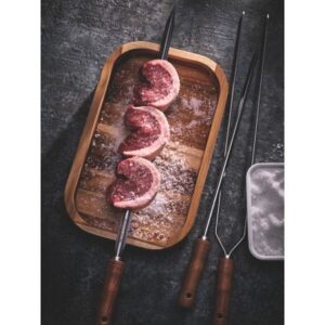 Alternative view of Petite brochette Churrasco en inox 10 mmx 65 cm - 29810-126 Braaimaster