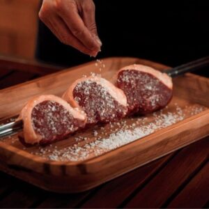 Alternative view of 29810-129  churrasco skewer wide - Broche longue