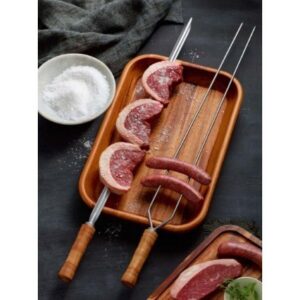 Alternative view of Fourchette à brochette Churrasco Inox - 17mm x65 cm -  29810-134 Braaiamaster