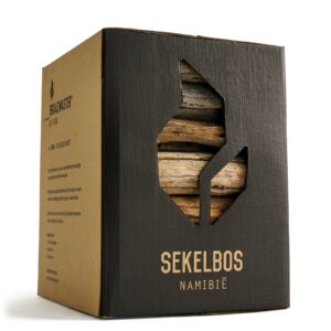 BW01 - Bois naturel sekelbos 1 boite 20 kg  - Braaimaster