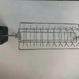 Alternative view of Panier à broche rotatif en acier inoxydable - pour tout type de viande - Rotisserie Meat Basket Braaimaster