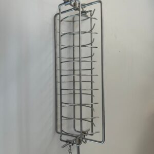 Panier à broche rotatif en acier inoxydable - pour tout type de viande - Rotisserie Meat Basket Braaimaster