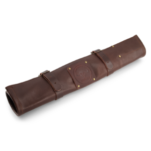 WL-BK5-13 - Rouleau de couteaux en cuir de buffle 5 compartiments Witloflt chocolat