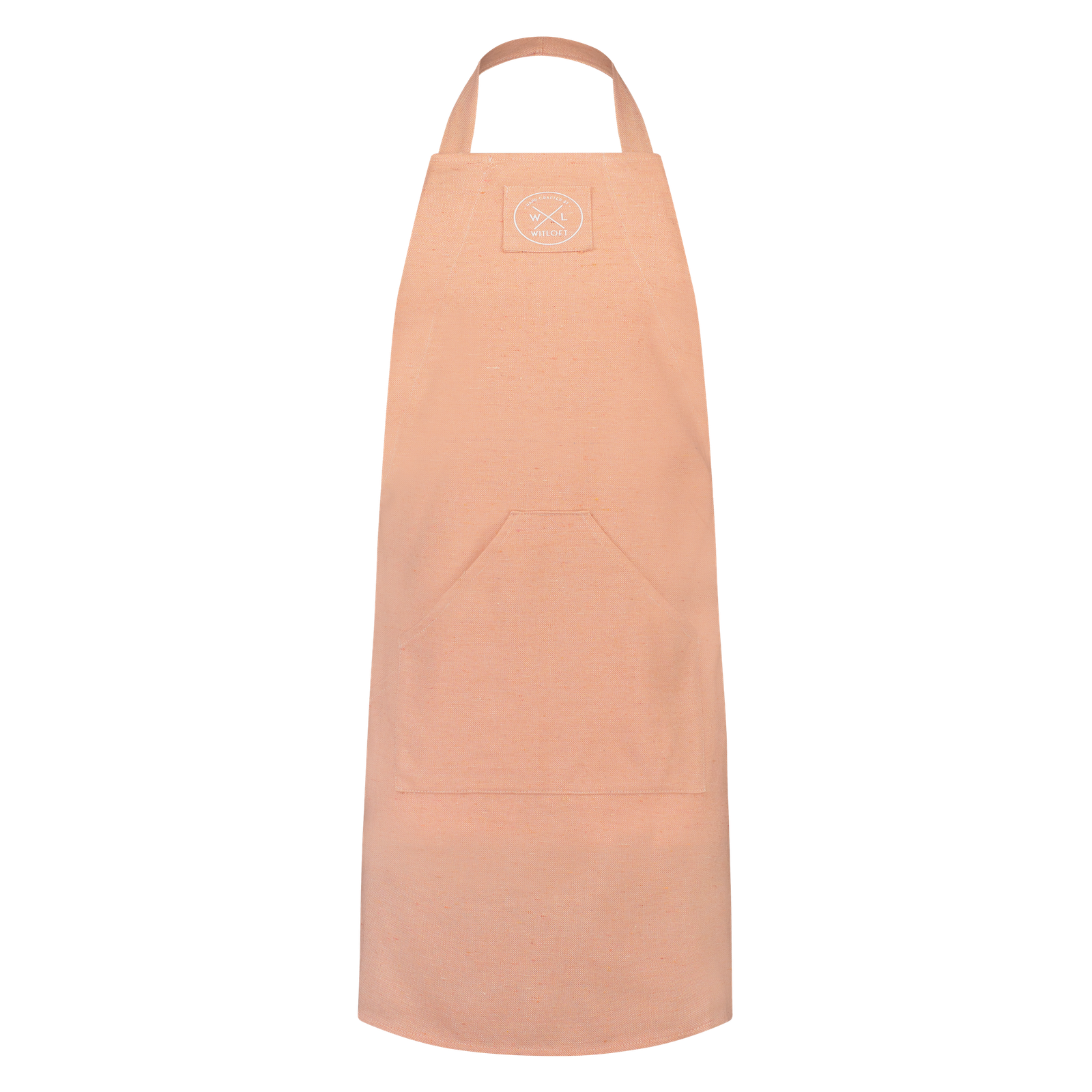 WL-RCA-72 -Tablier avec poche en coton recyclé de la série Apron Witloft saumon